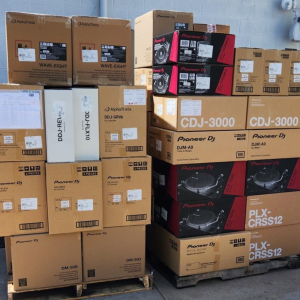 DJ Equipment Pallets