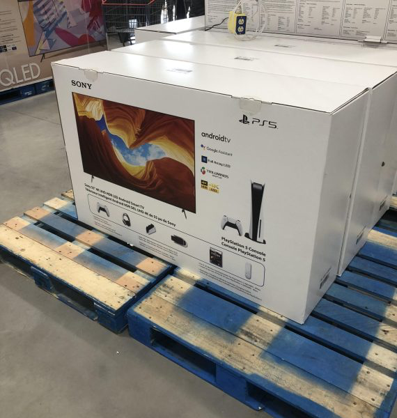 ps5/55 inch tv cumbo pallet